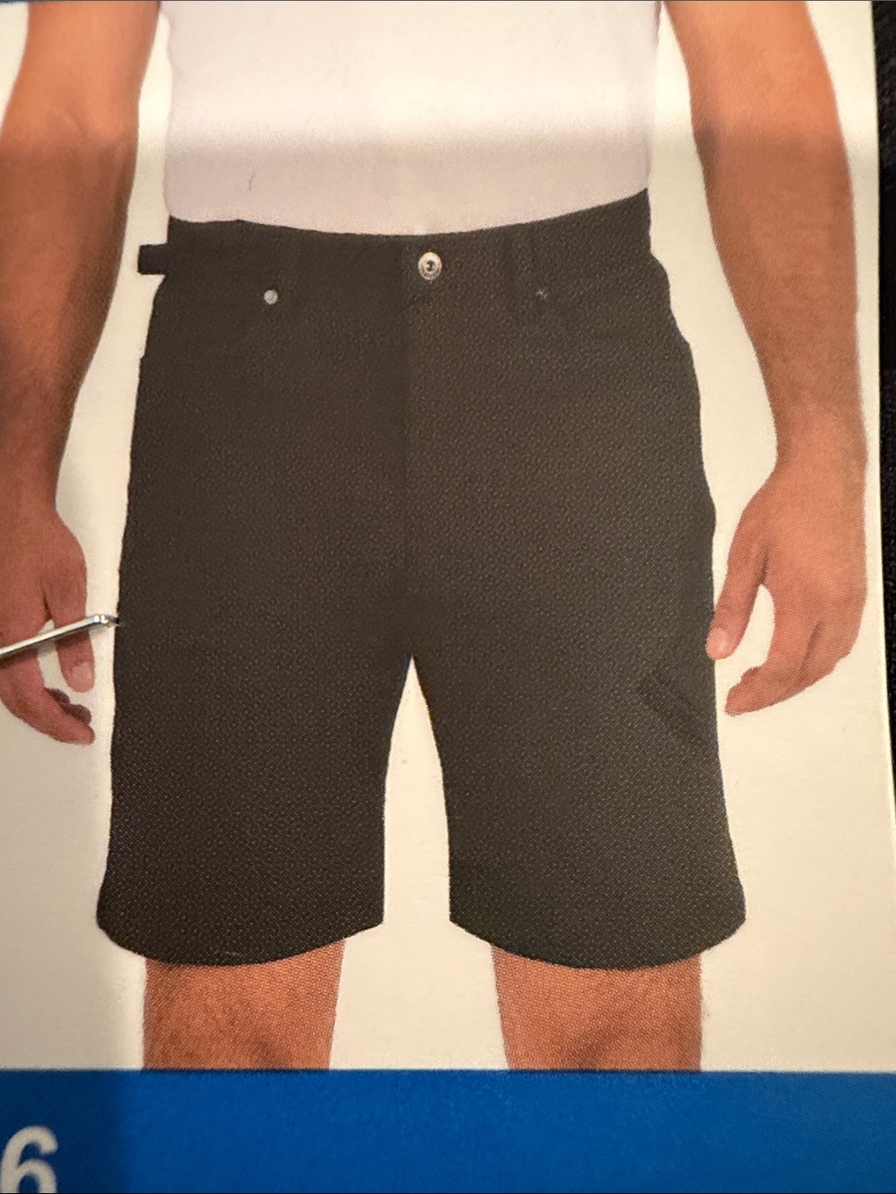 Men's Black Performance Shorts